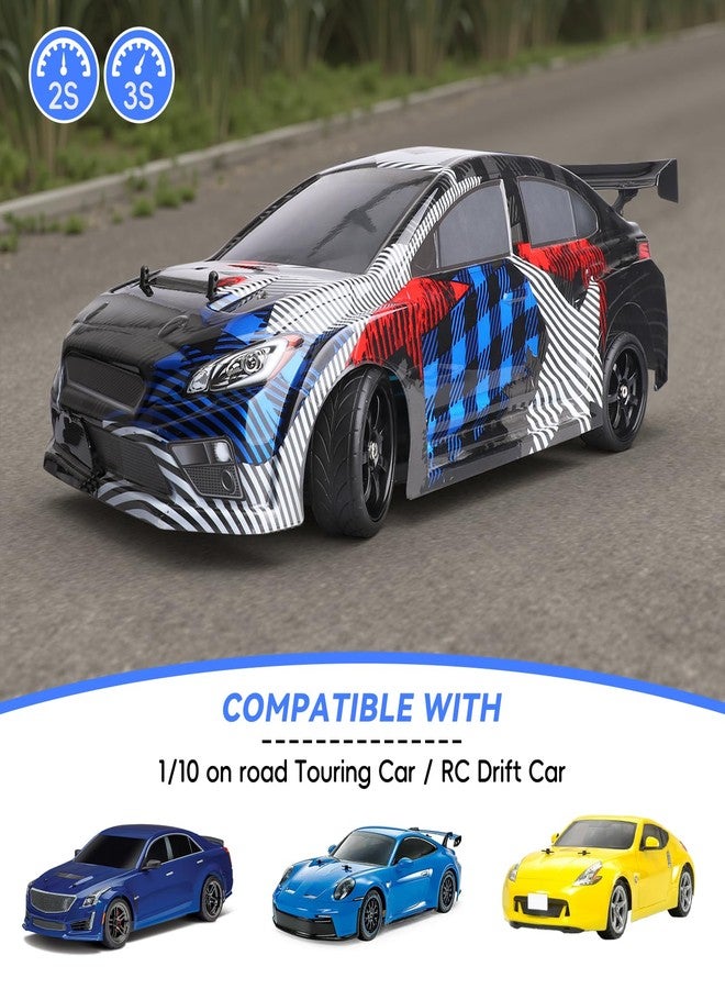 AllinRC PreGlued 1/10 On-Road Tires and Wheels for Traxxas 4tec 2.0 3.0 Tamiya TT02 TT01 HSP Flying Fish Kyosho Fazer 1/10 RC Touring Drift Car (Edition B) - Image 5